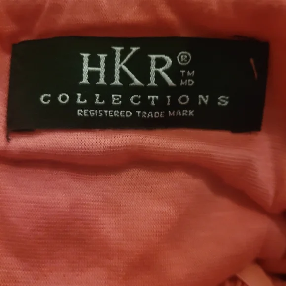 HKR Collection peach/pink accordion pleated dress Size M - Picture 3 of 6